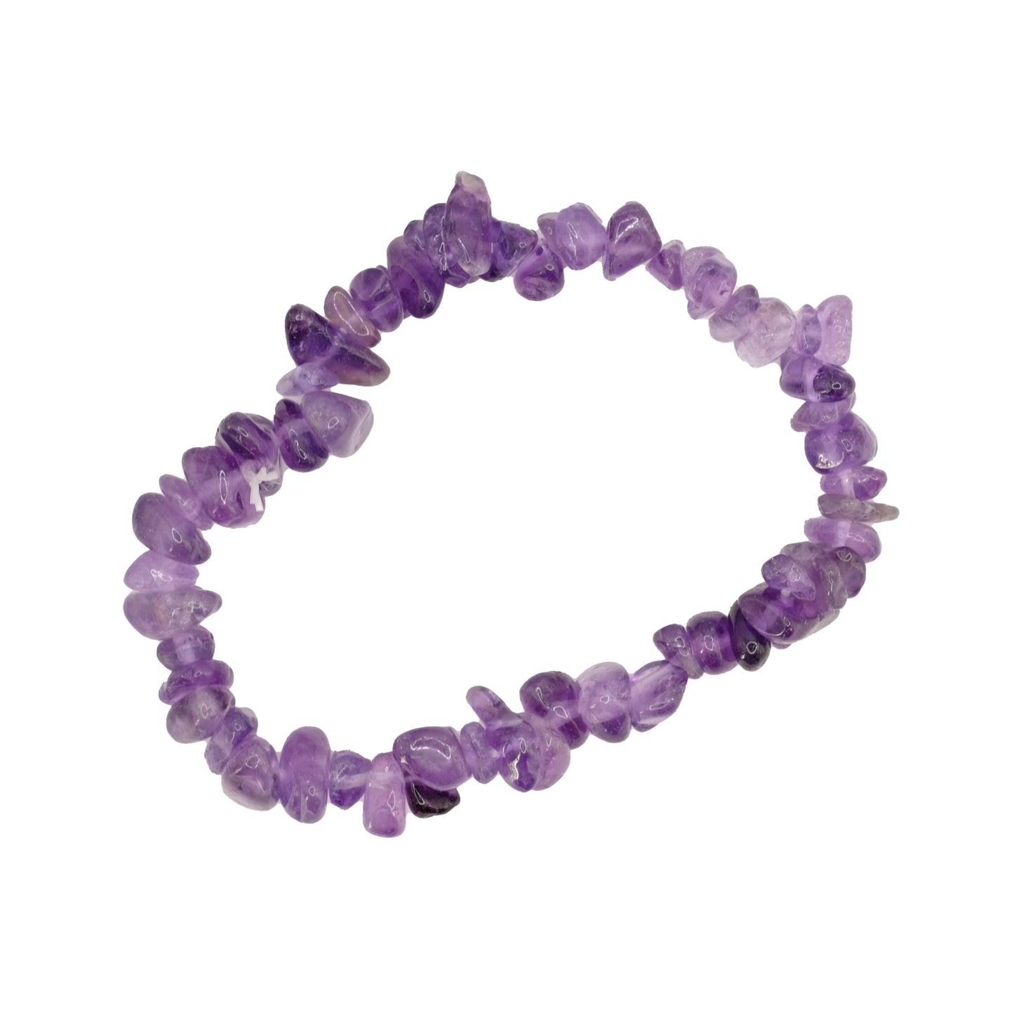 Bracelet baroque en améthyste du Brésil de qualité AA.