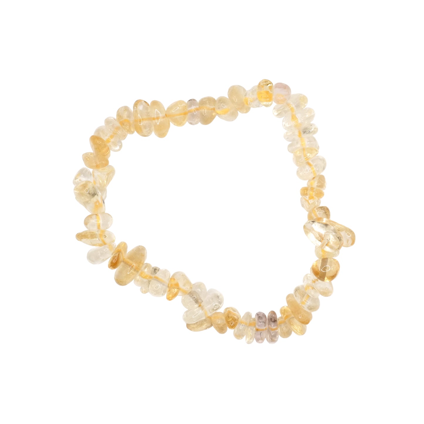 Bracelet baroque en citrine de Madagascar de qualité AA.