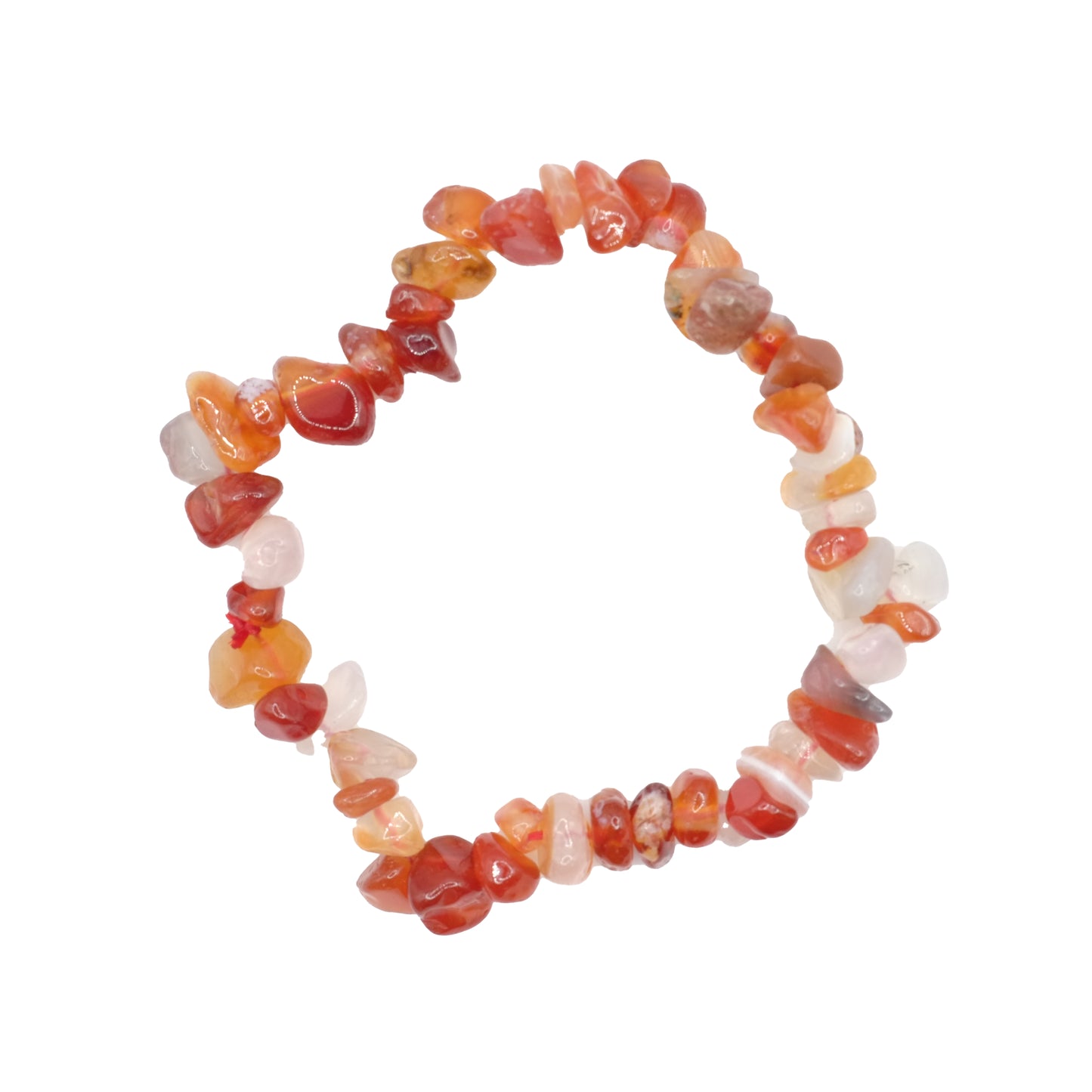 Bracelet baroque en cornaline du Brésil.