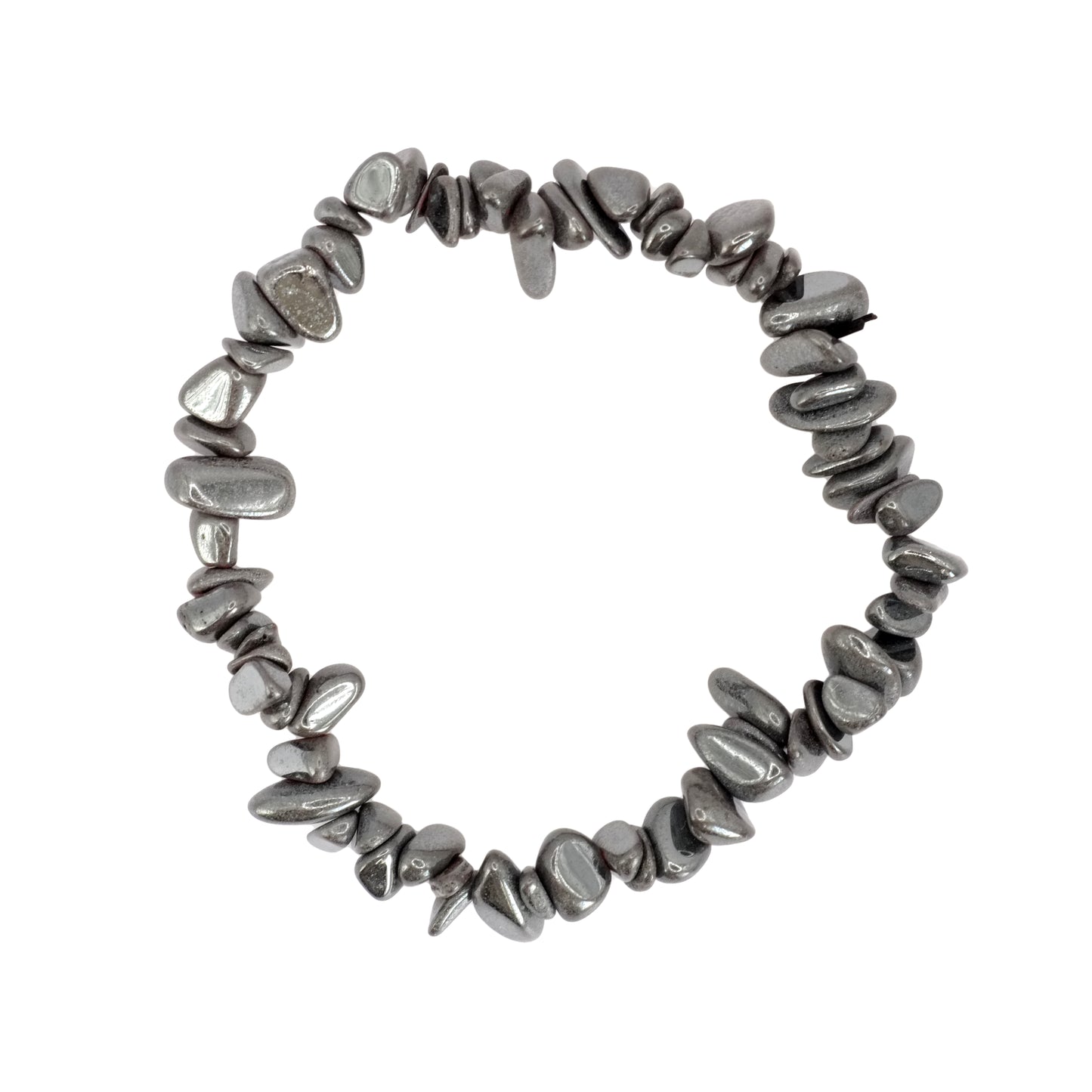 Bracelet baroque en hématite de Chine.