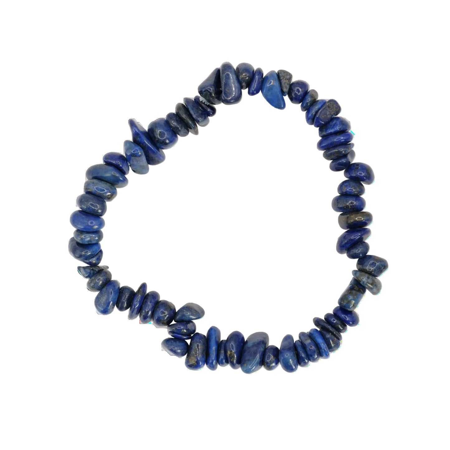 Bracelet baroque en lapis lazuli d'Afghanistan de qualité AA.
