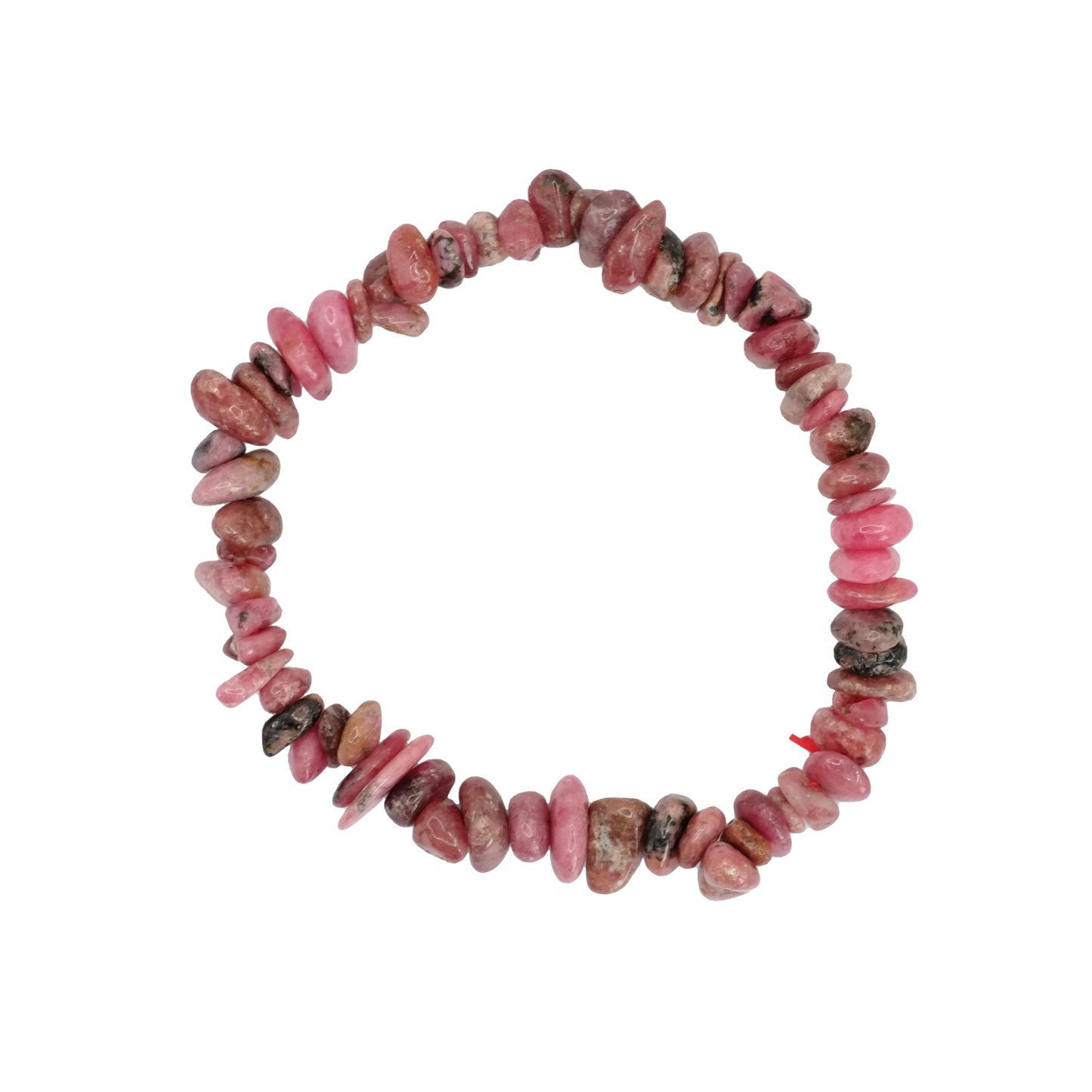 Bracelet baroque en rhodonite du Brésil de qualité AA.