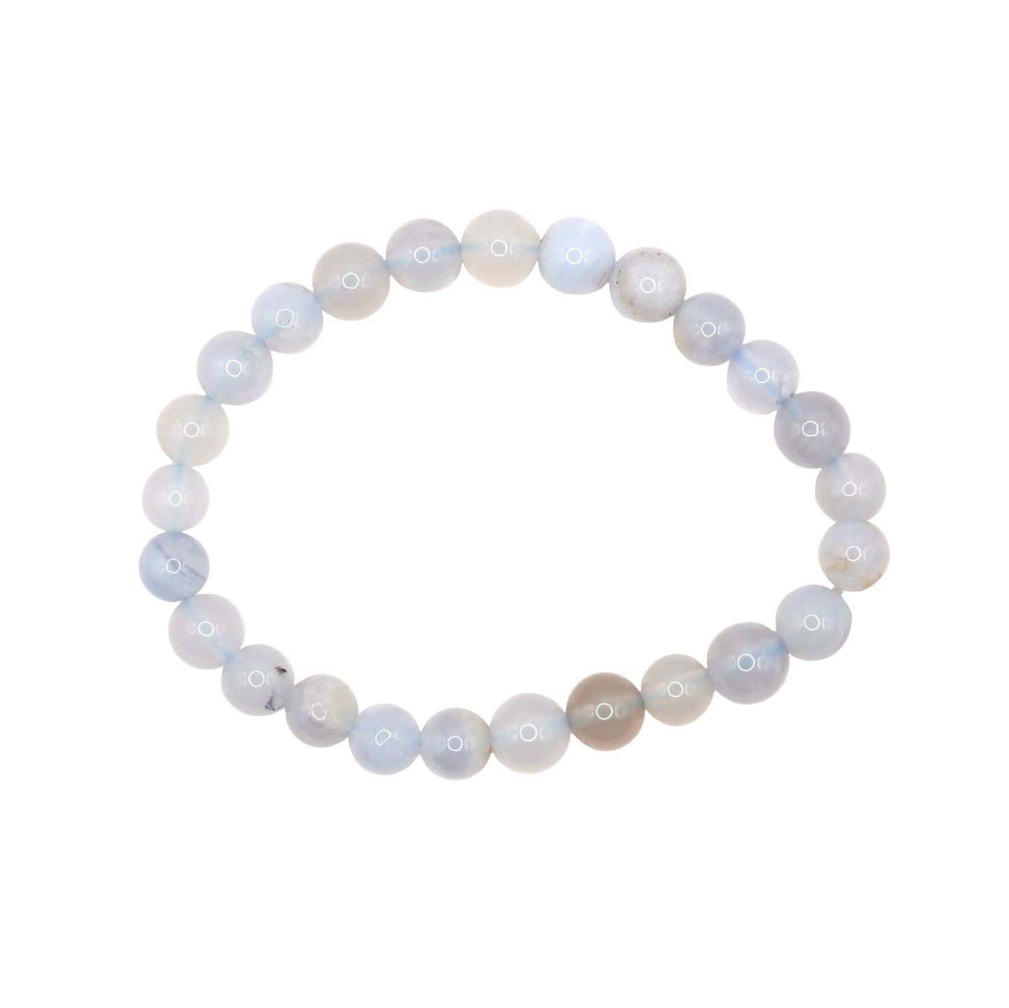 Children's bracelet in blue chalcedony – Serenity, communication & gentleness