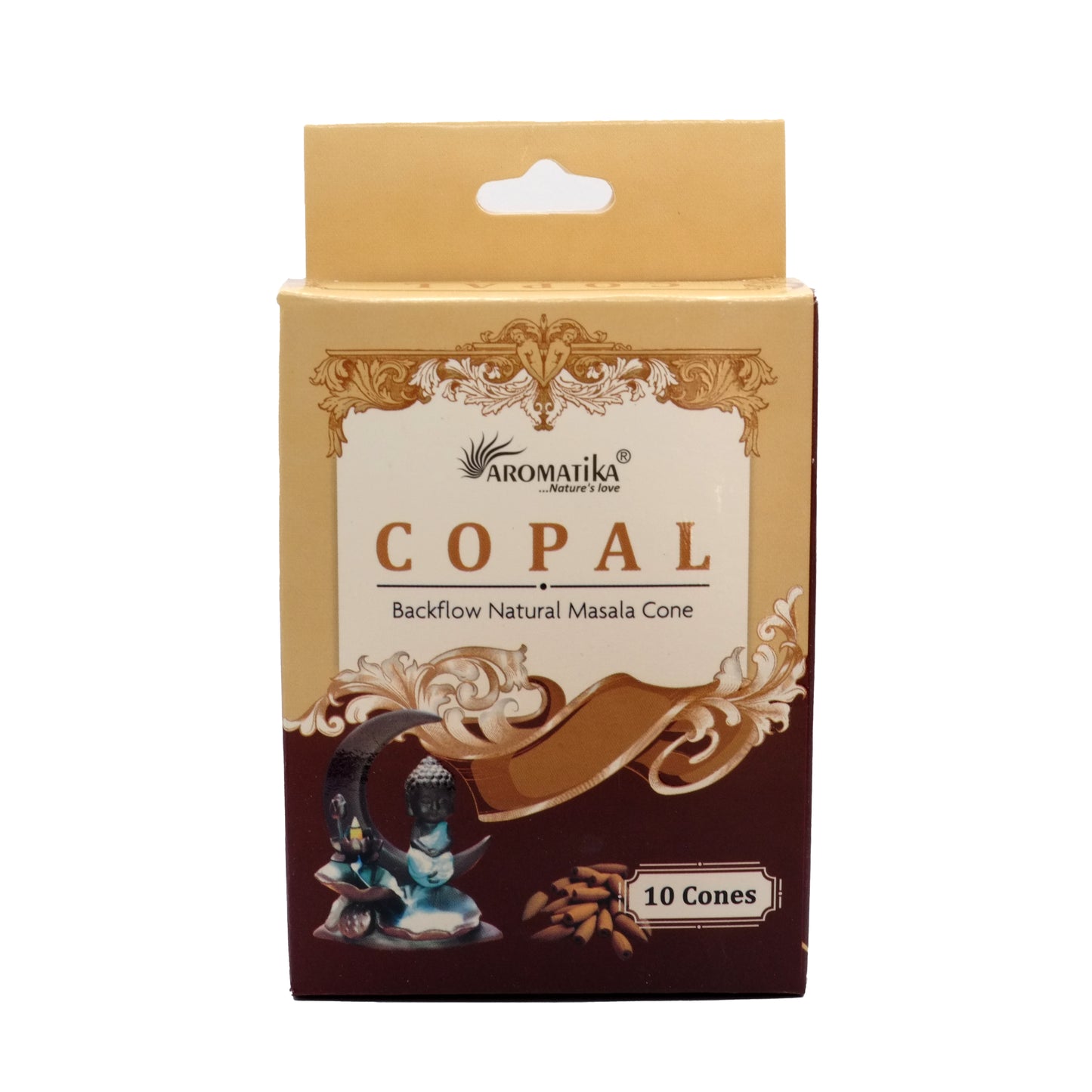 Encens naturel en cônes Copal – Encens inversé backflow – Aromatika