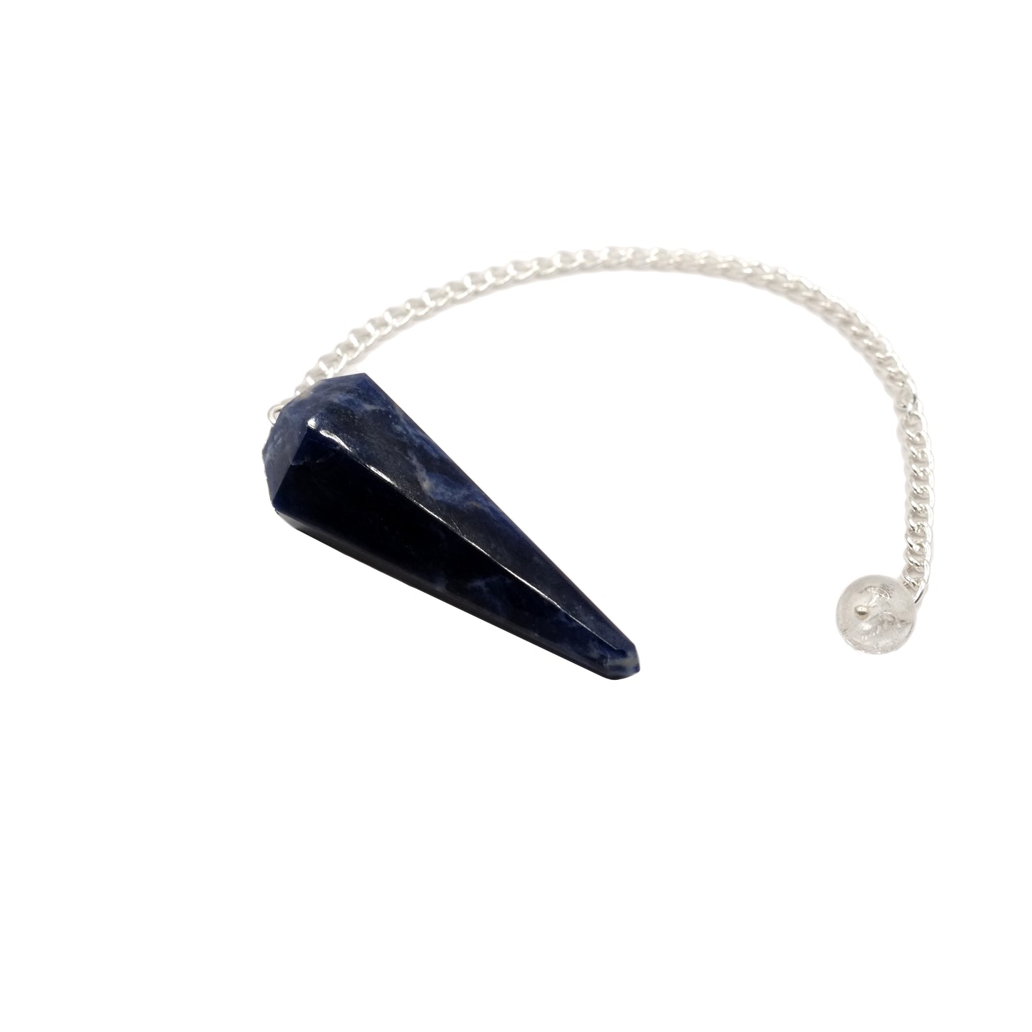 Pendule hexagonal en sodalite de Namibie.