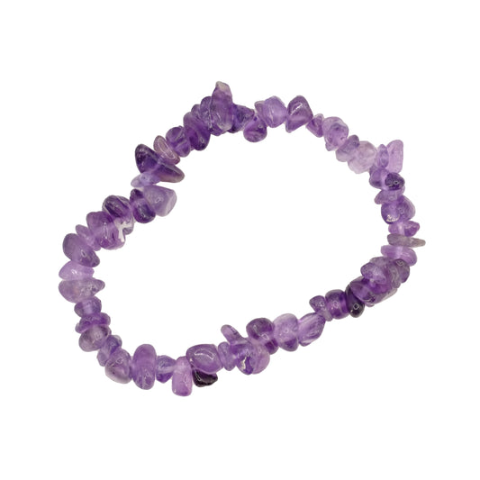 Bracelet baroque en améthyste du Brésil de qualité AA.