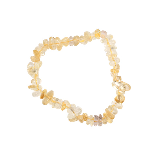 Bracelet baroque en citrine de Madagascar de qualité AA.