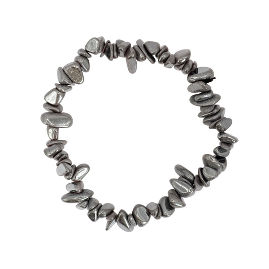 Bracelet baroque en hématite de Chine.