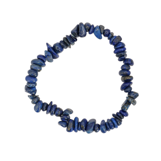 Bracelet baroque en lapis lazuli d'Afghanistan de qualité AA.