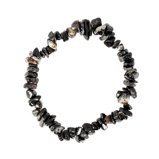 Bracelet baroque en onyx du Brésil.