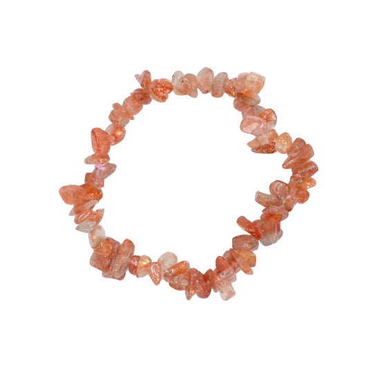 Bracelet baroque en pierre de soleil d'Inde de qualité AA+.