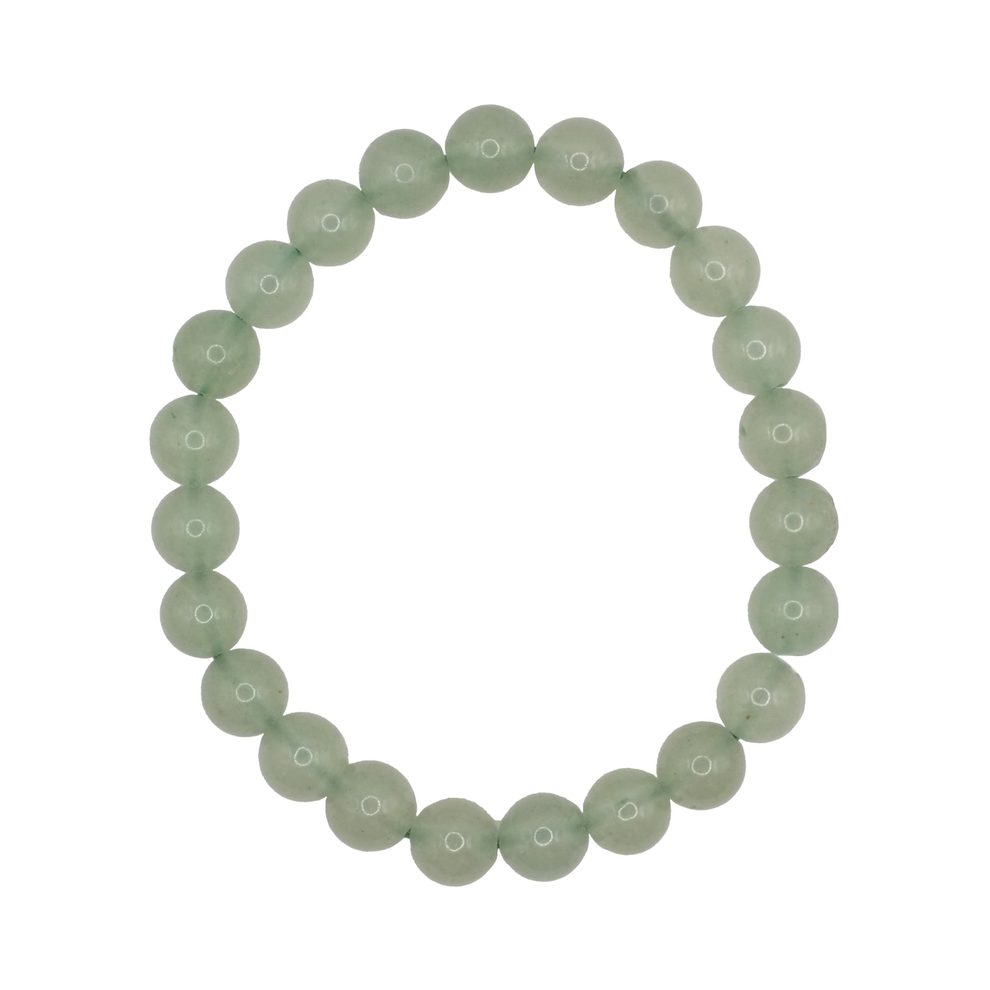 Bracelet boule en aventurine verte du Brésil.