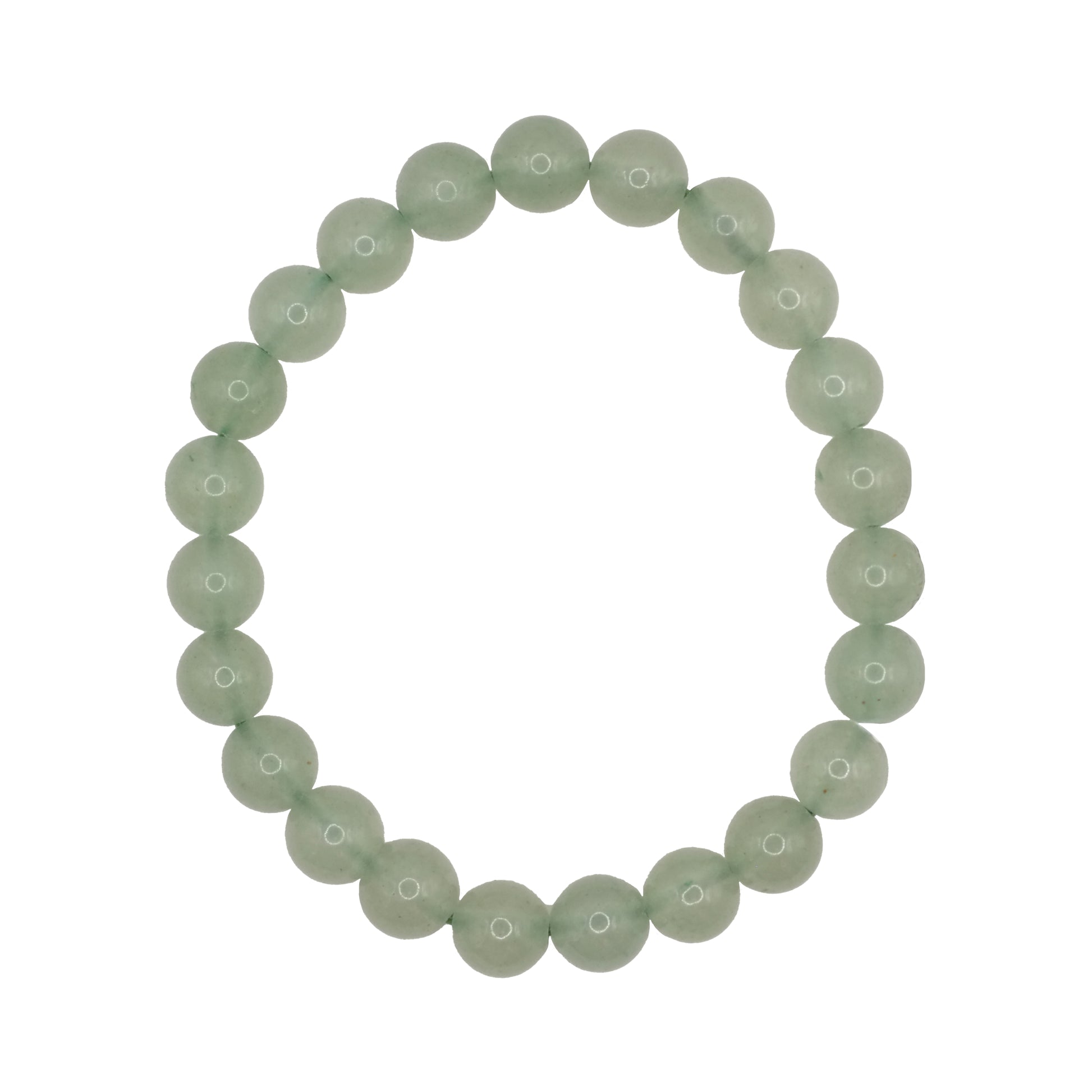 Bracelet boule en aventurine verte du Brésil.