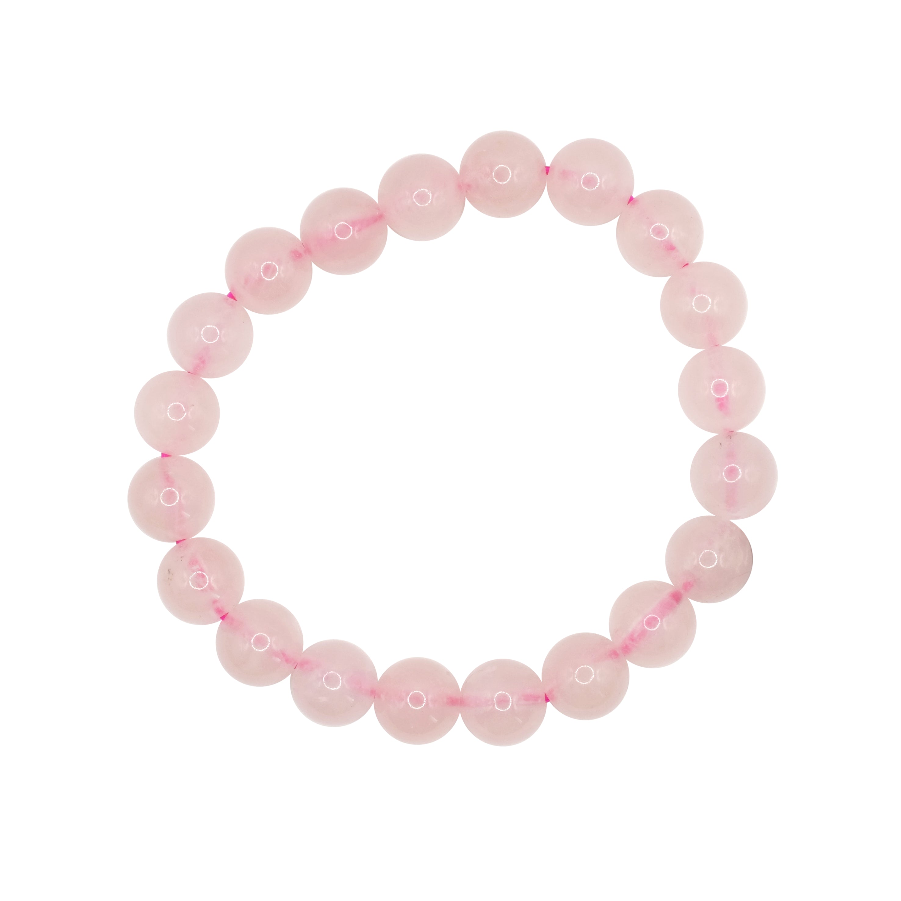 08mm Madagascar rose quartz ball bracelet A (size 0)
