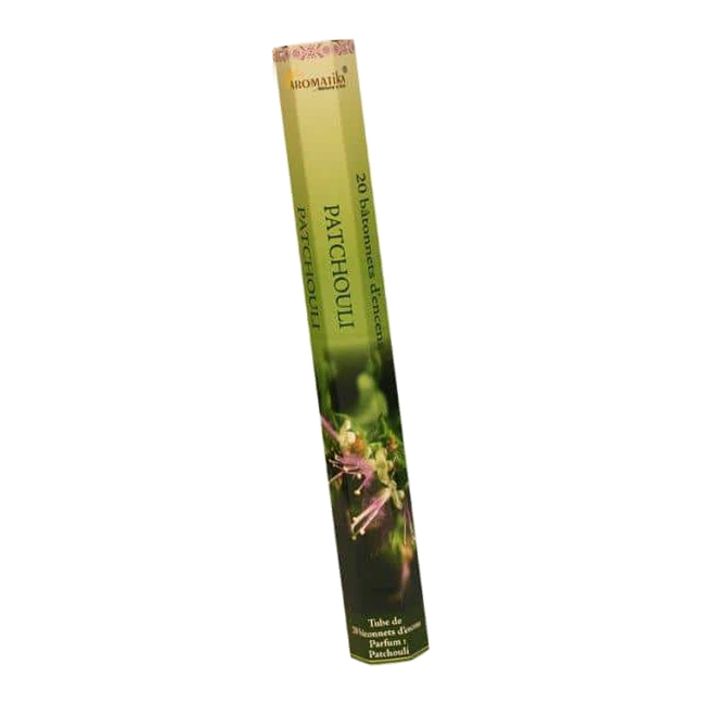 Encens naturel patchouli - bâtonnets - Aromatika