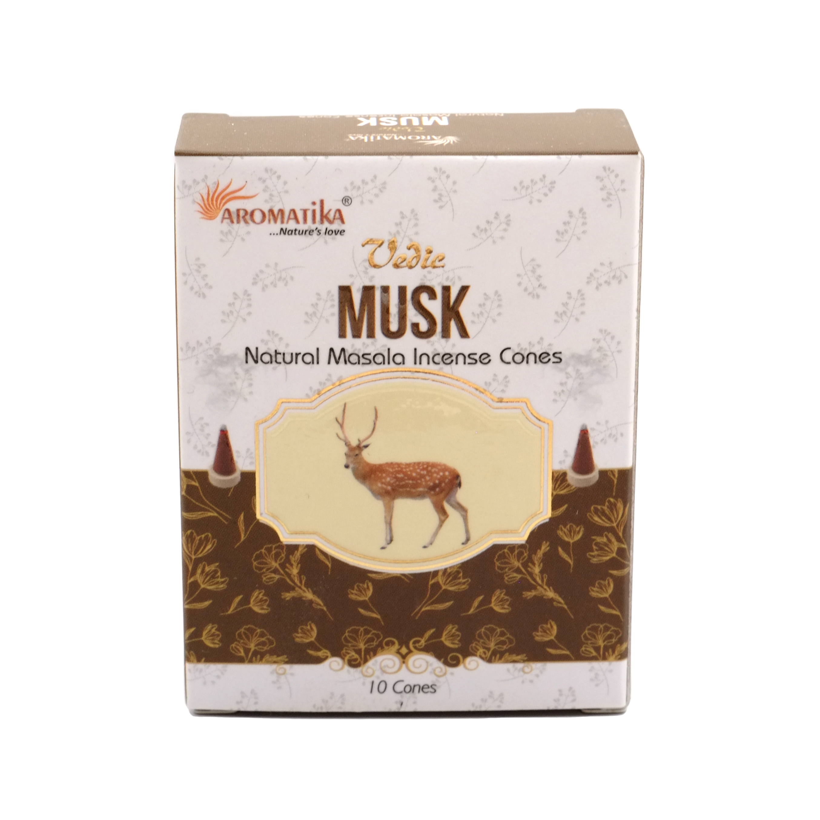Encens naturel musc en cônes - Aromatika