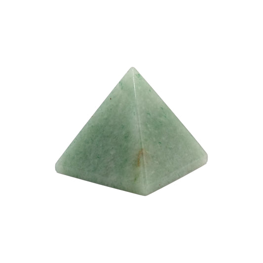 Pyramide en aventurine verte du Brésil, 4 cm.